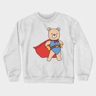 Funny Super Daddy Bear Crewneck Sweatshirt